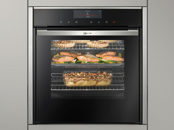 Cocina 4 platos a la vez con los hornos Neff con CircoTherm
